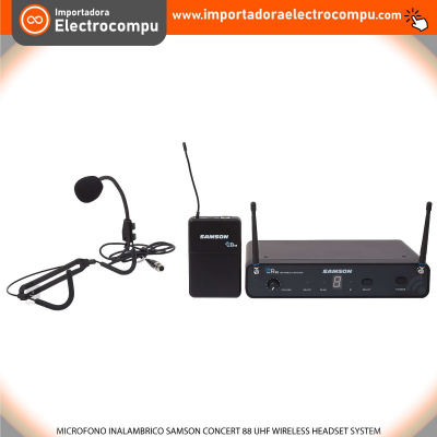 MICROFONO INALAMBRICO SAMSON CONCERT 88 UHF WIRELESS HEADSET SYSTEM