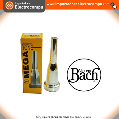 BOQUILLA DE TROMPETA MEGA TONE BACH K3515B