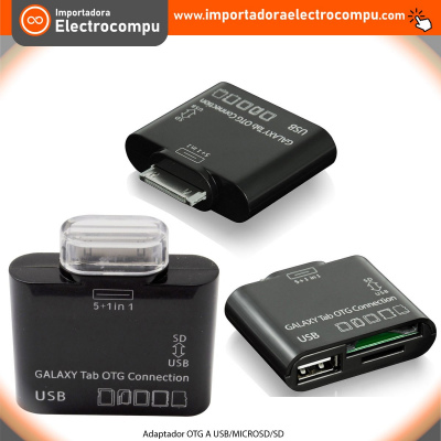 Adaptador OTG A USB MICROSD SD