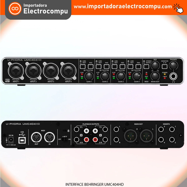 INTERFACE BEHRINGER UMC404HD