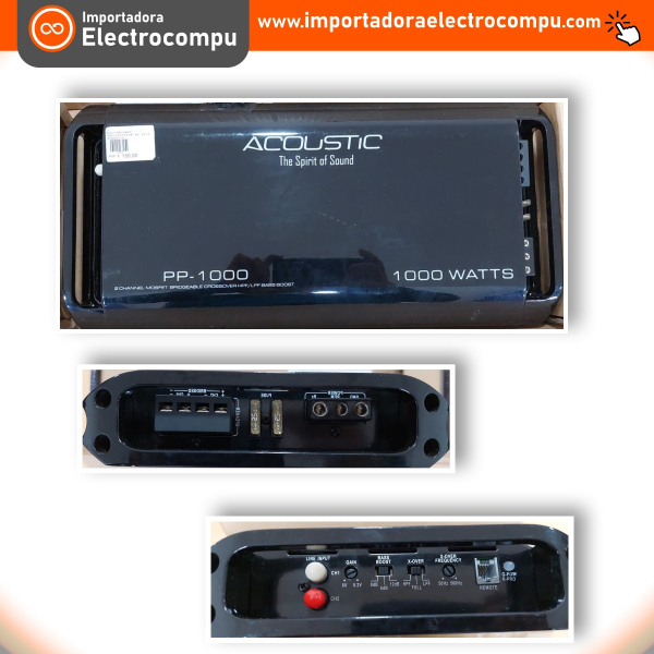 AMPLIFICADOR DE AUTO ACOUSTIC                               