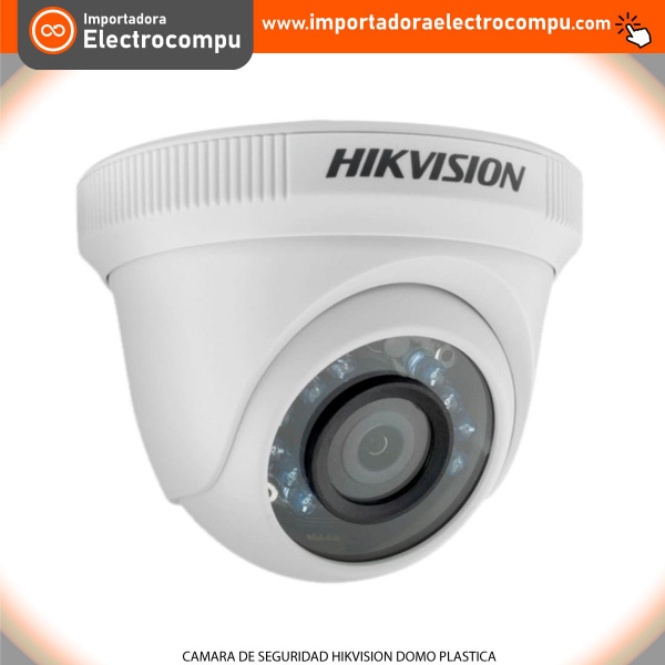 CAMARA DE SEGURIDAD HIKVISION DOMO PLASTICA