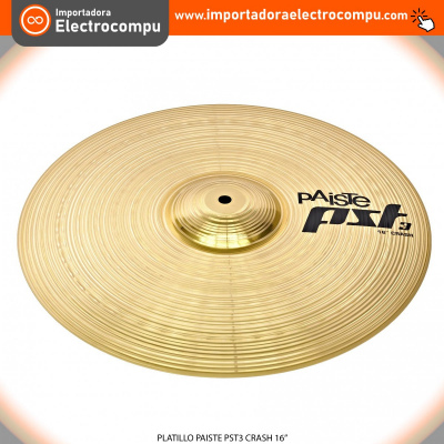 PLATILLO PAISTE PST3 CRASH 16”