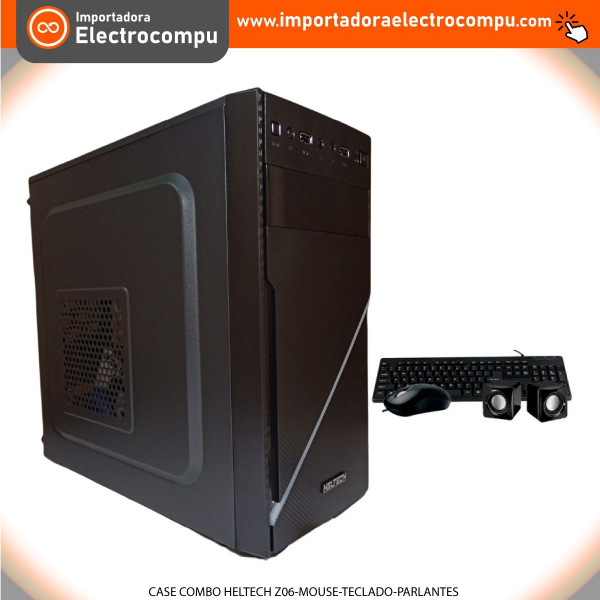 CASE COMBO HELTECH Z06/MOUSE/TECLADO/PARLNTS/FUENTE         