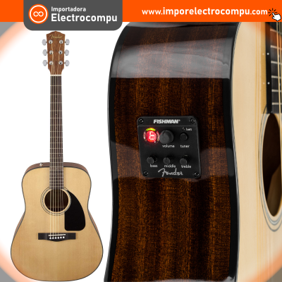 FENDER CD 60CE12 NATURAL - Guitarra Electroacústica