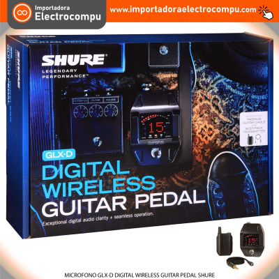 MICROFONO GLX D DIGITAL WIRELESS GUITAR PEDAL SHURE