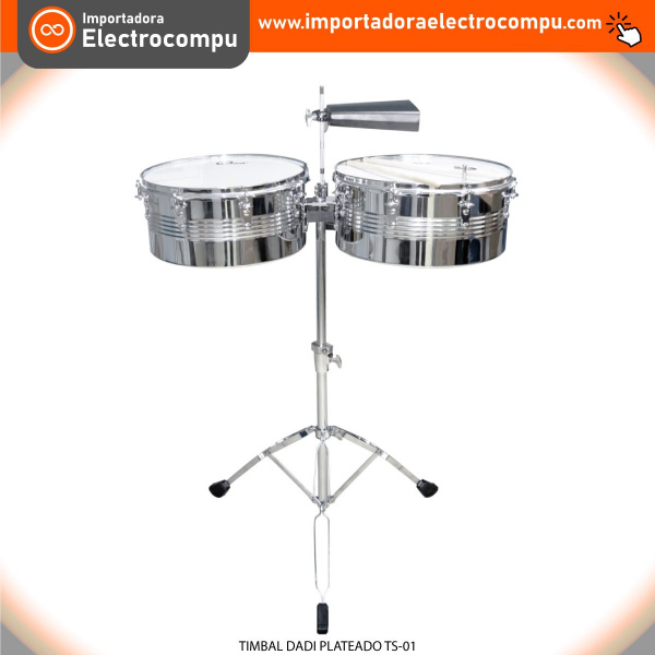 TIMBAL DADI PLATEADO TS-01