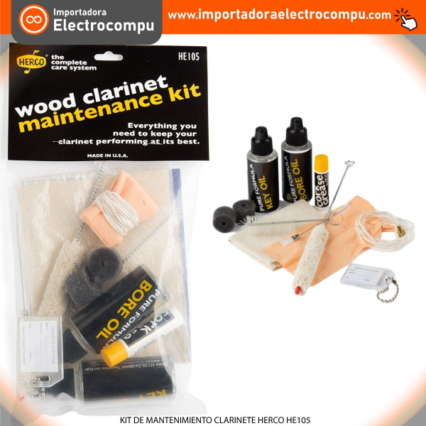 KIT DE MANTENIMIENTO CLARINETE HERCO HE105