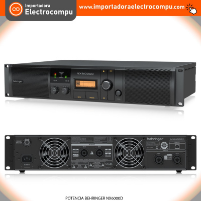 POTENCIA BEHRINGER NX6000D